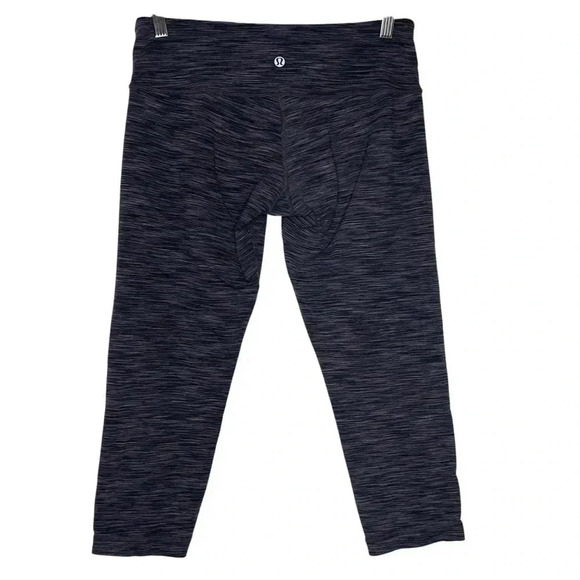 Lululemon Athletica Align Crop ‘Wee Are From Space Dark Carbon Ice Grey’ Size 8 - Picture 5 of 9